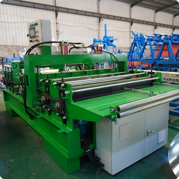 1.0mm Simple Steel Sheet Coil Slitting Machine